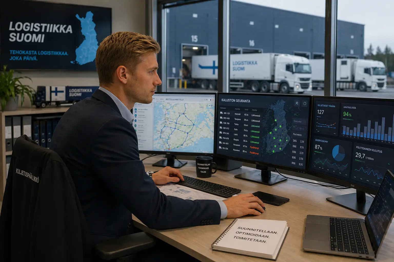 Kuljetuspäällikkö palkka